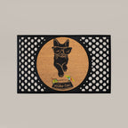 Meowtini Round Doormat Set – Convertible Two-Piece System