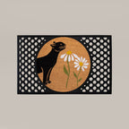 Spring Kitty Round Doormat Set – Convertible Two-Piece System