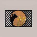 Spring Dog Round Doormat Set – Convertible Two-Piece System