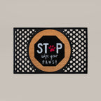 Stop, Wyps Round Doormat Set – Convertible Two-Piece System