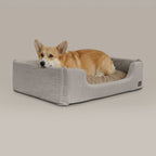 Sansa Modern Pet Bed – Structured Foam & Velvet, S/M/L