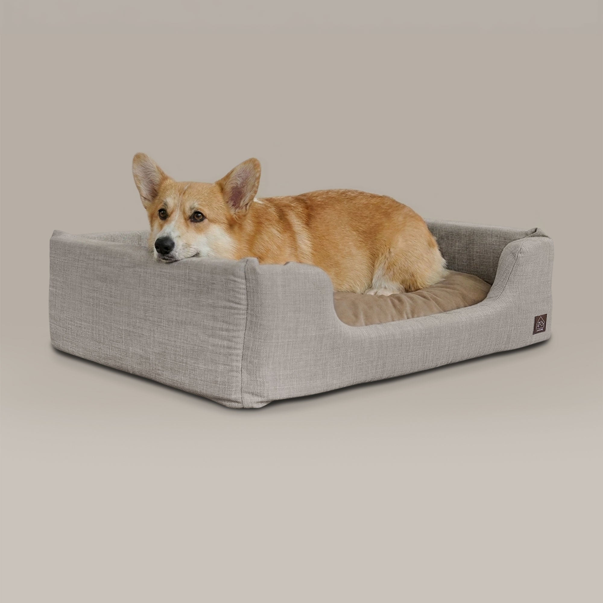 Sansa Modern Pet Bed – Structured Foam & Velvet, S/M/L