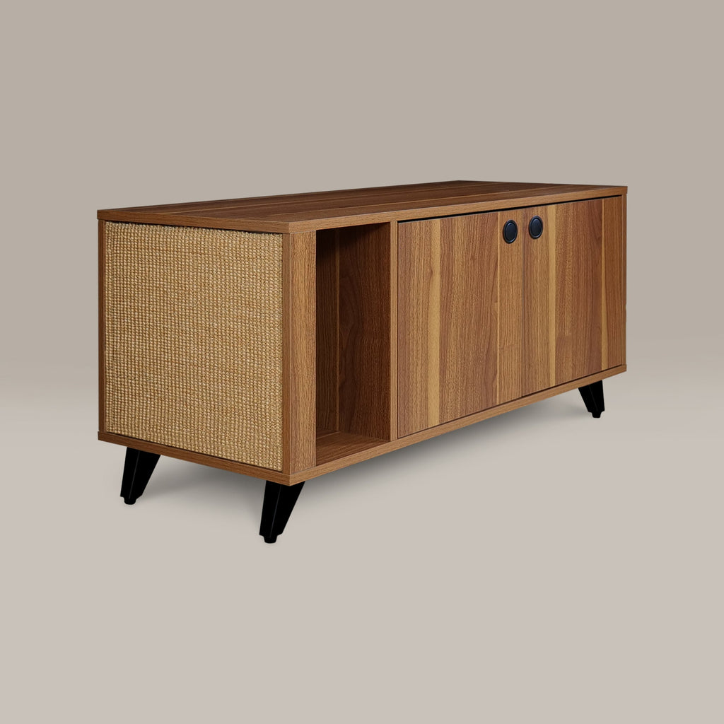 Shae Litter Box Cabinet – Oak & Walnut