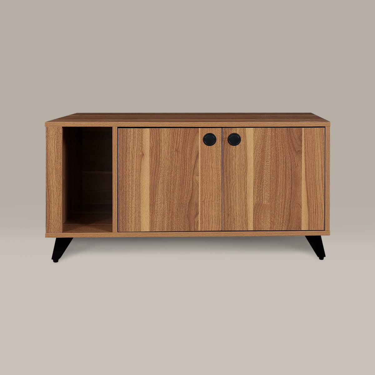 Shae Litter Box Cabinet – Oak & Walnut