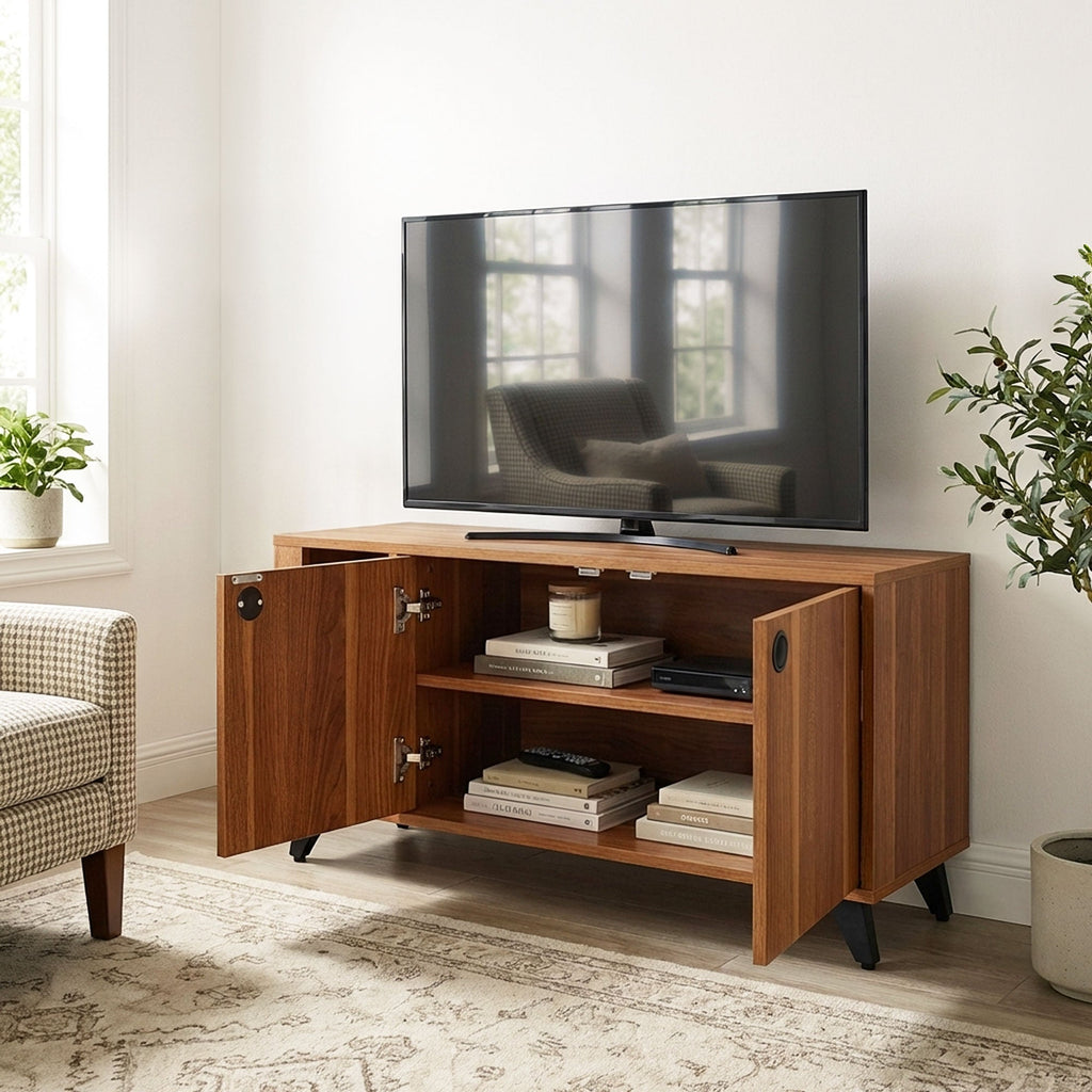 Shae Litter Box Cabinet – Oak & Walnut