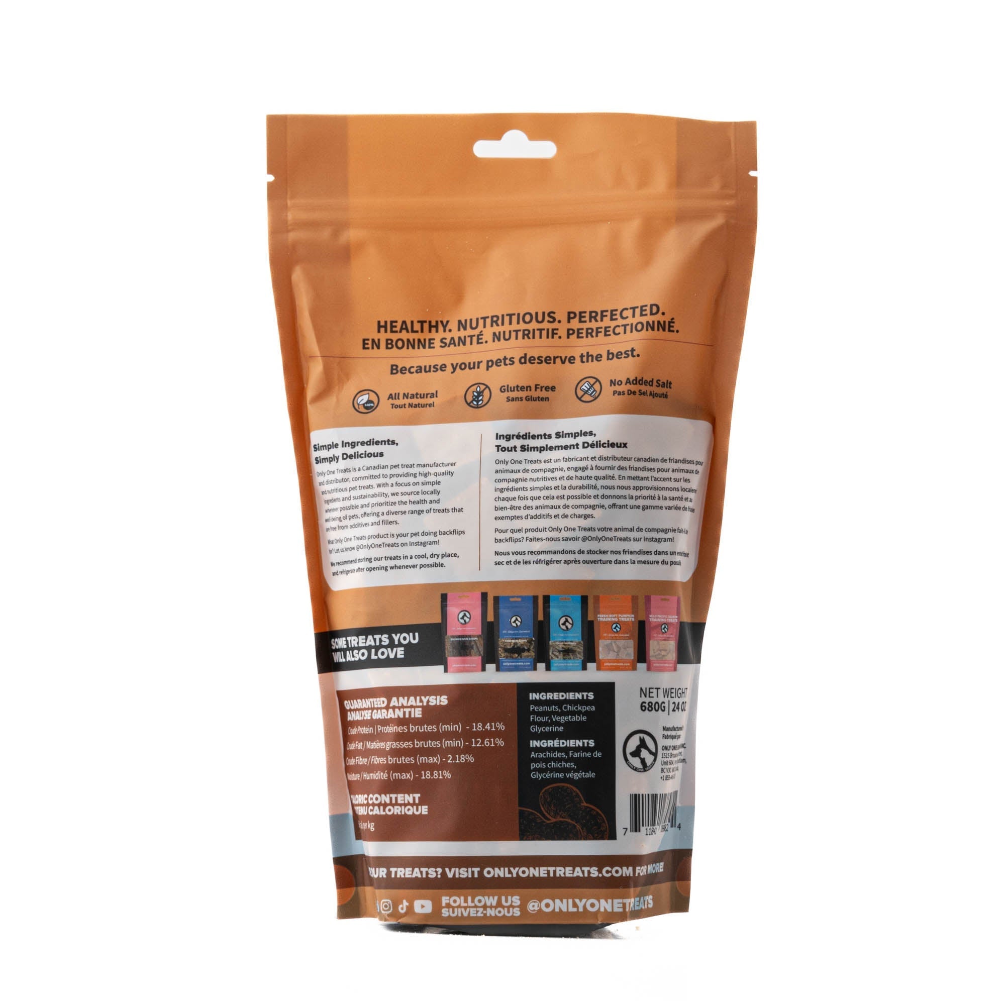 Soft Natural Peanut Training Treats 680g