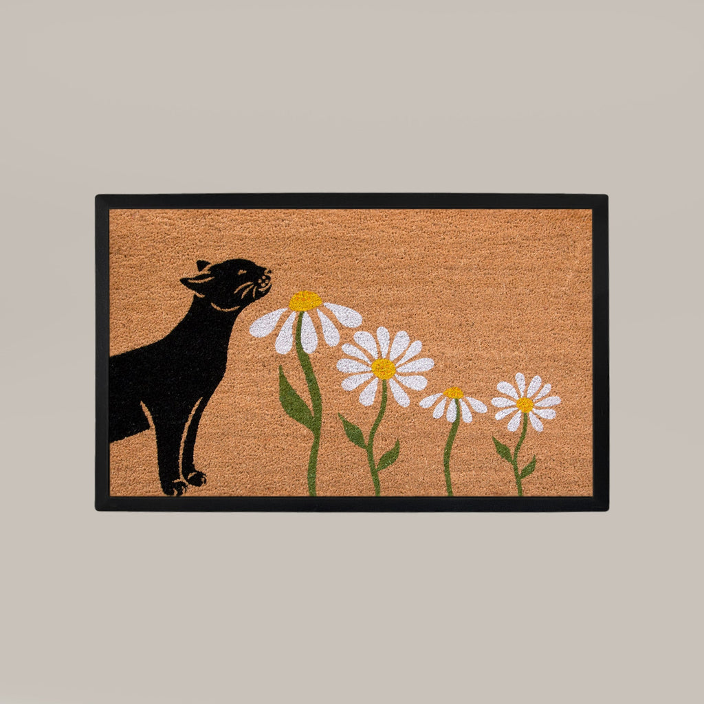Spring Kitty Rectangular Doormat Set – Convertible Two-Piece System