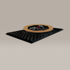 Stop, Wyps Round Doormat Set – Convertible Two-Piece System