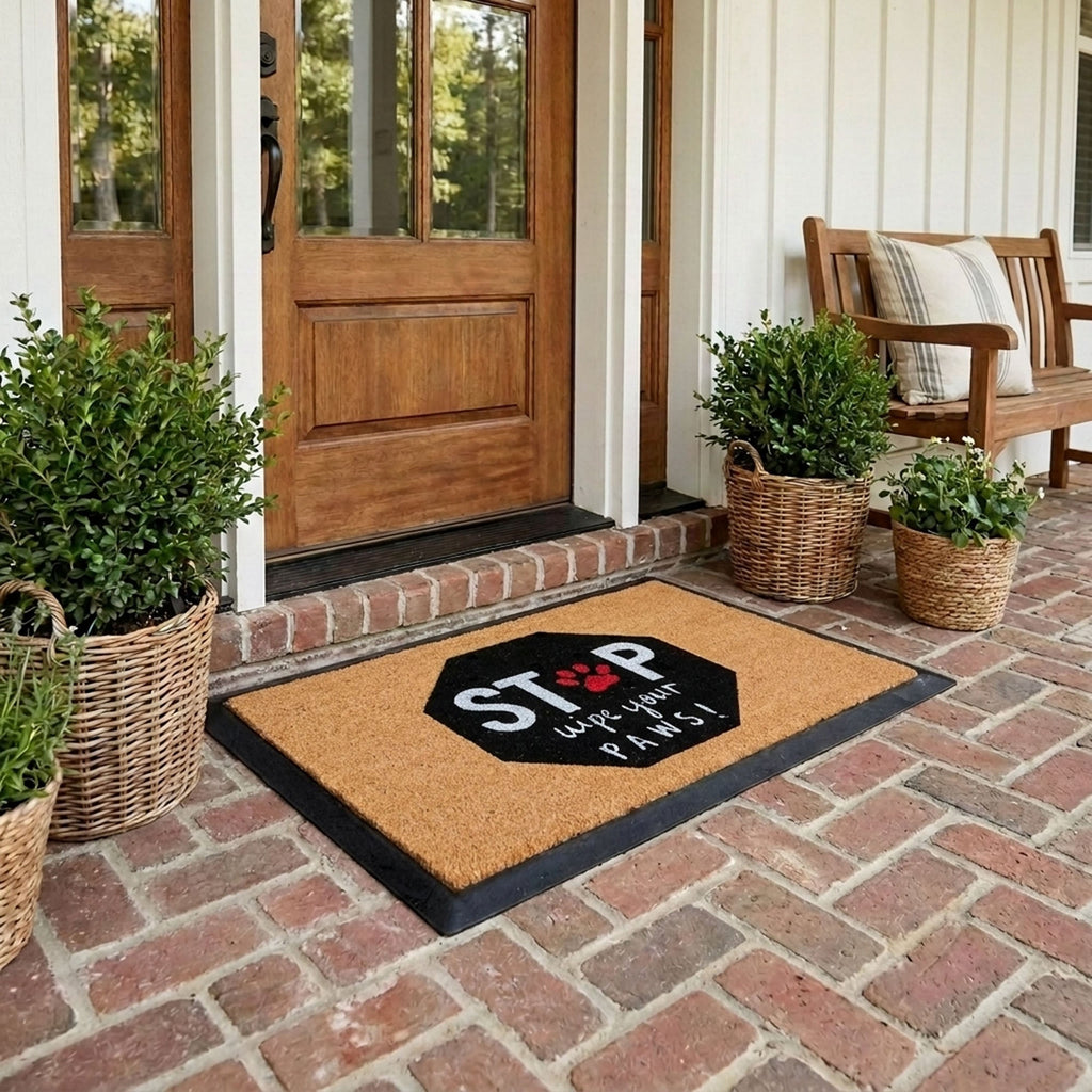 Stop, Wyps Rectangular Doormat Set – Convertible Two-Piece System