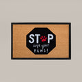 Stop, Wyps Rectangular Doormat Set – Convertible Two-Piece System
