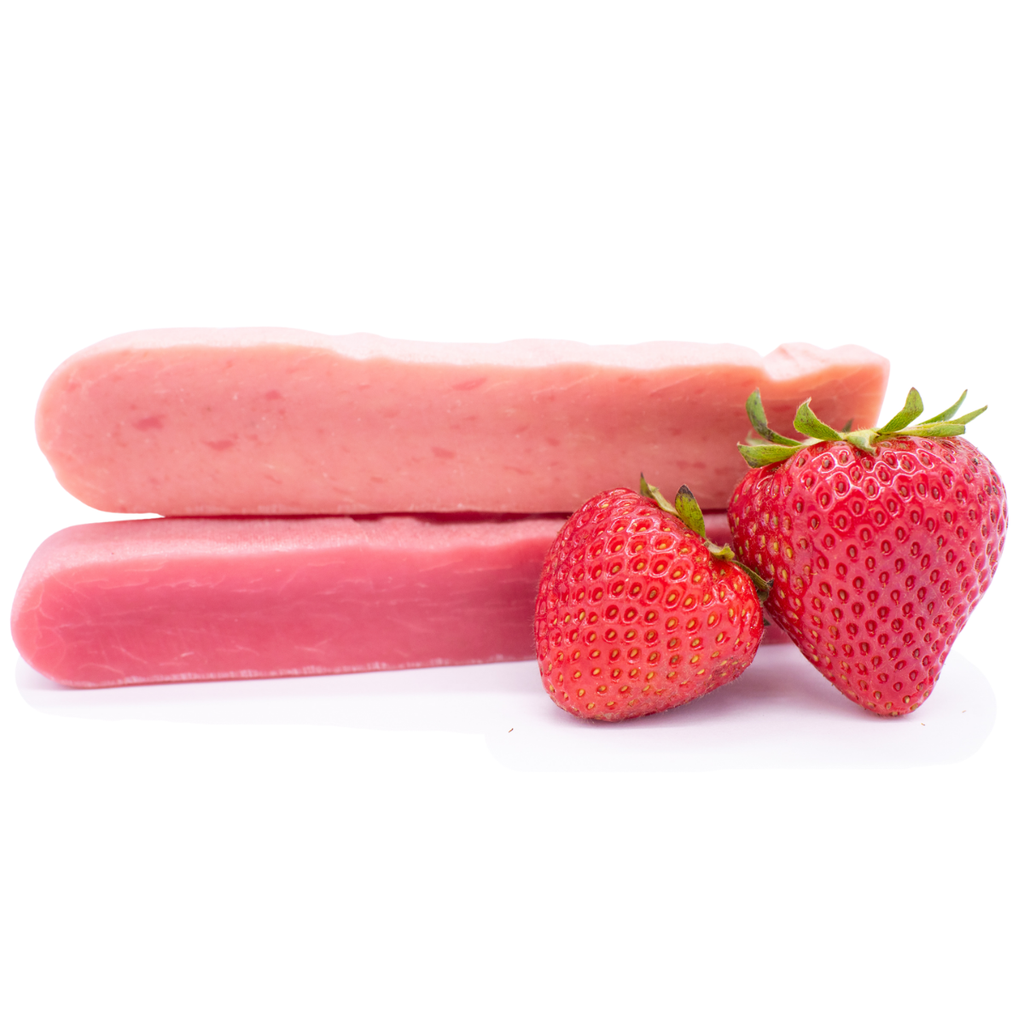 Bully Bunches Strawberry Himalayan Yak Chew – Medium