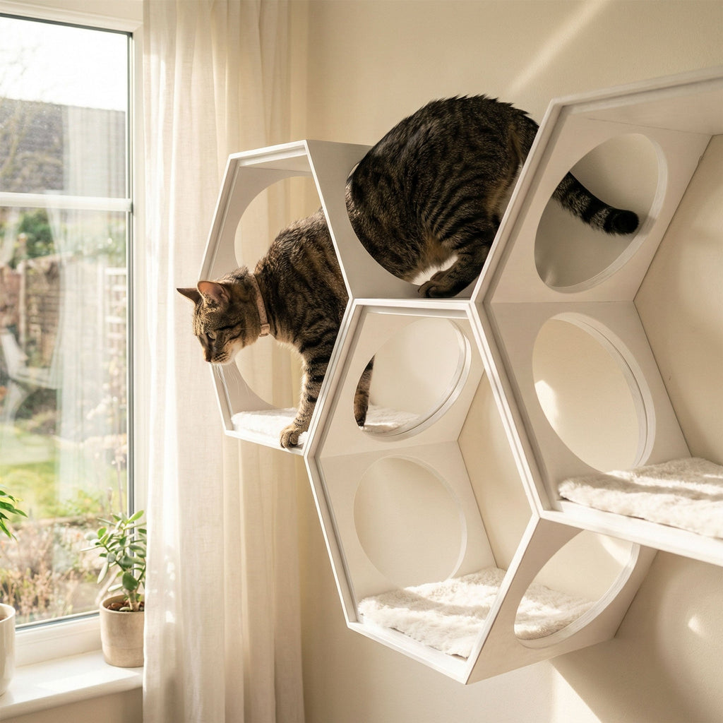 suki cat stool and shelf