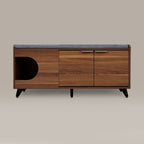 Tucker Shoe Cabinet & Pet Nook – Entryway Storage with Bench