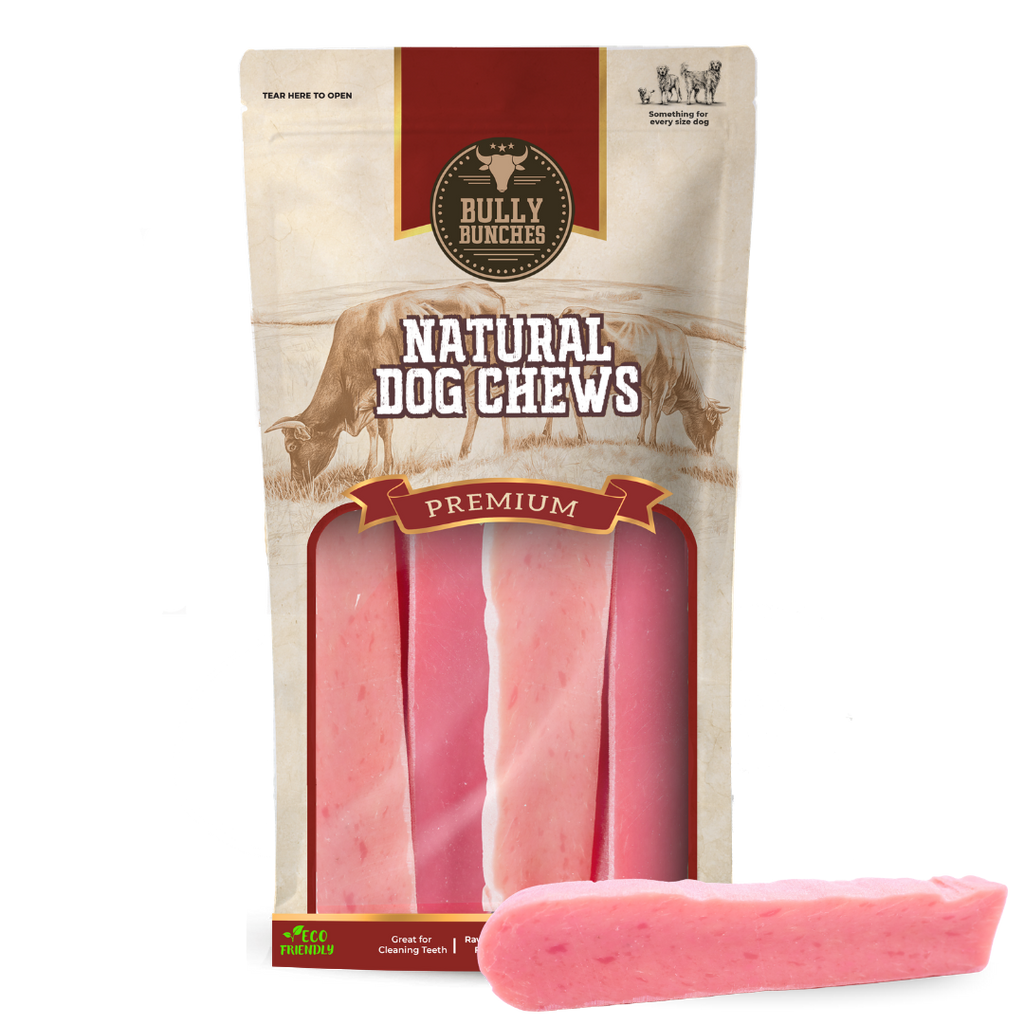 Bully Bunches Strawberry Himalayan Yak Chew – Medium